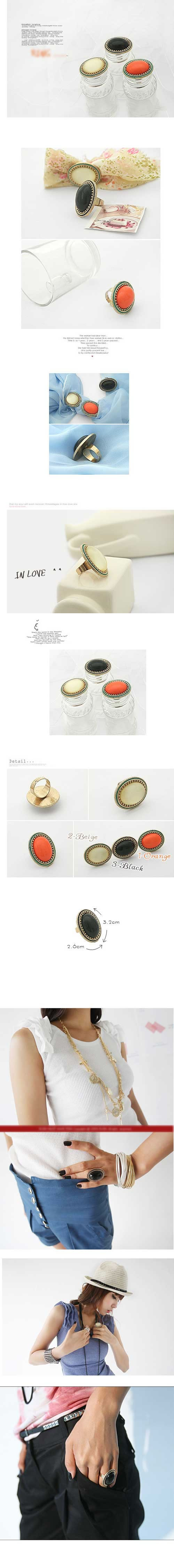 Maturnity White Oval,Fashion Rings