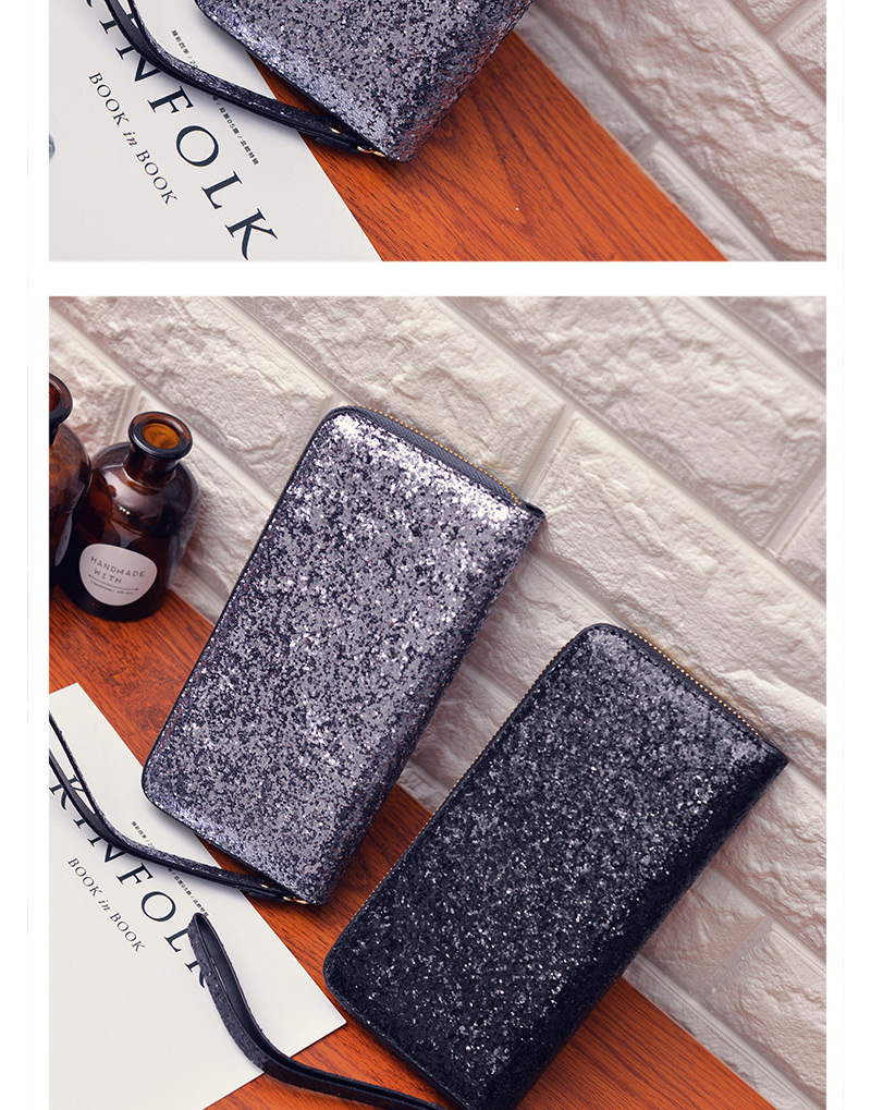 Fashion Silver Color Square Shape Decorated Wallet,Wallet