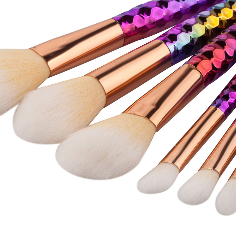 Fashion Multi-color Color Matching Decoraed Simple Makeup Brush (6pcs),Beauty tools