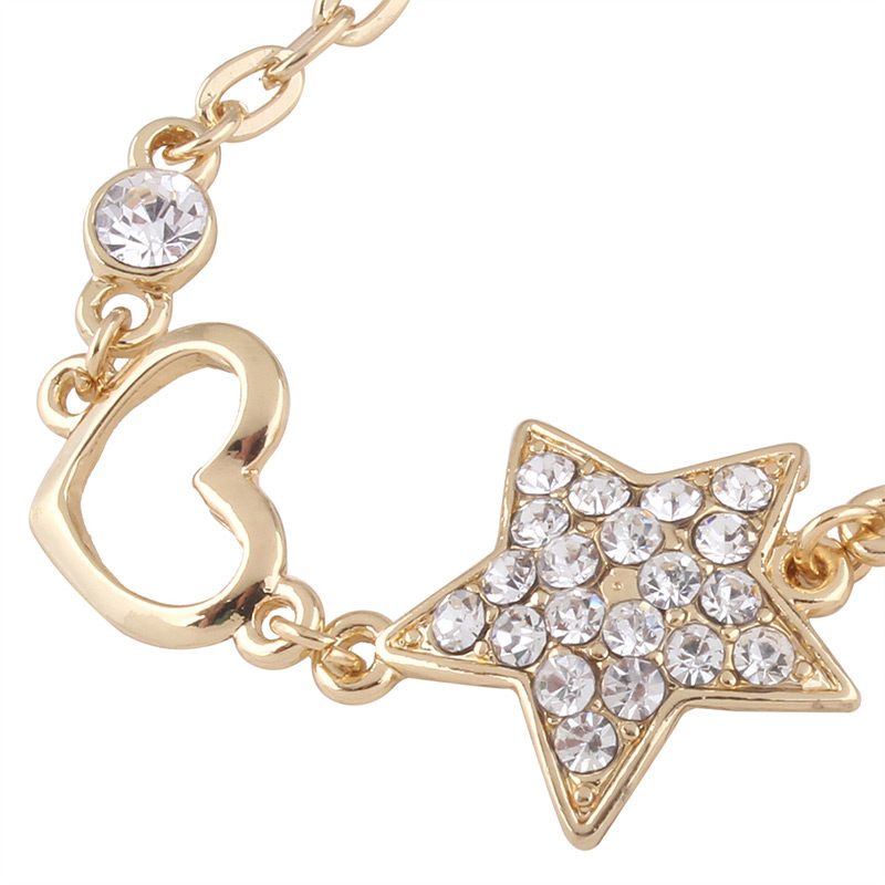 Elegant Silver Color Star&moon Decorated Bracelet,Fashion Bracelets