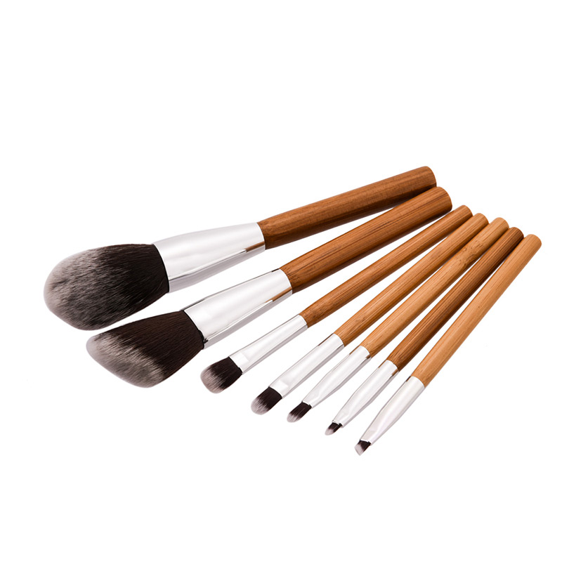 Fahsion Brown Color-matching Decorated Brush (7pcs),Beauty tools