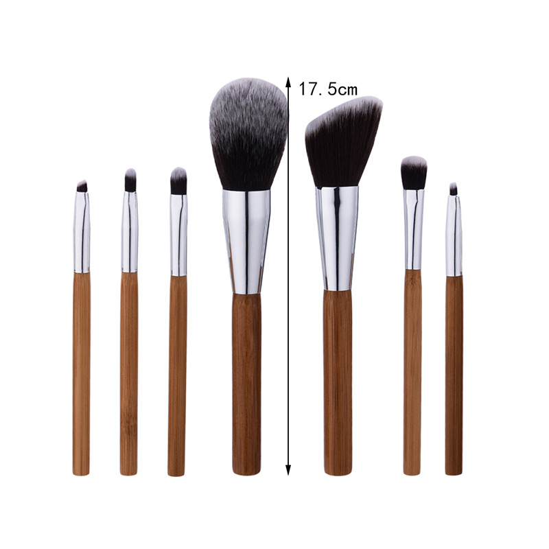 Fahsion Brown Color-matching Decorated Brush (7pcs),Beauty tools
