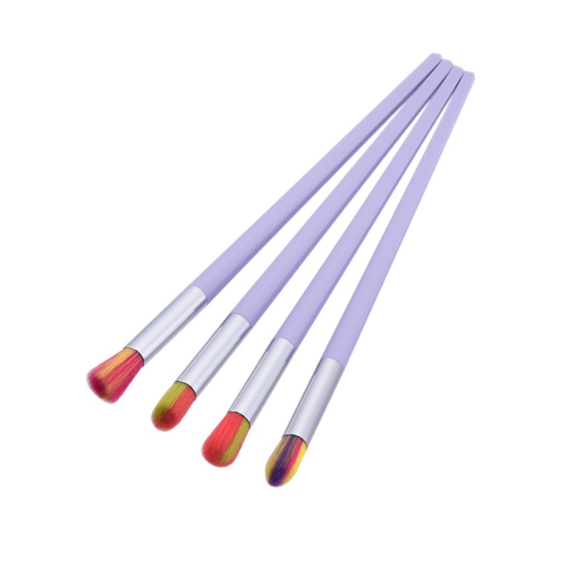 Fashion White Pure Color Decorated Brush (4pcs),Beauty tools