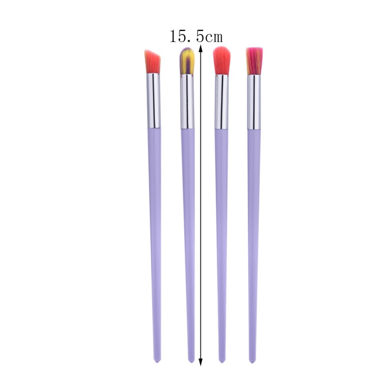 Fashion White Pure Color Decorated Brush (4pcs),Beauty tools