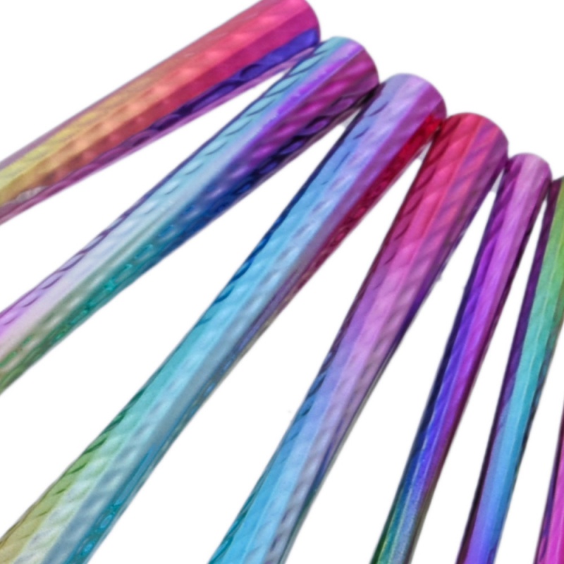 Fashion Multi-color Slim Waist Decorated Brush (10pcs),Beauty tools