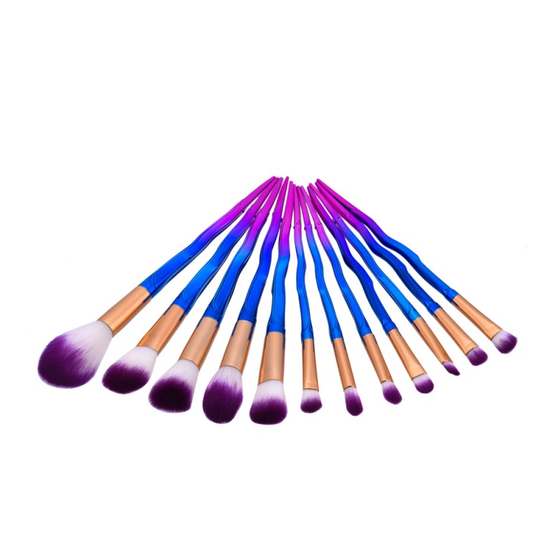 Fashion Multi-color Sword Shape Decorated Brush (12pcs),Beauty tools