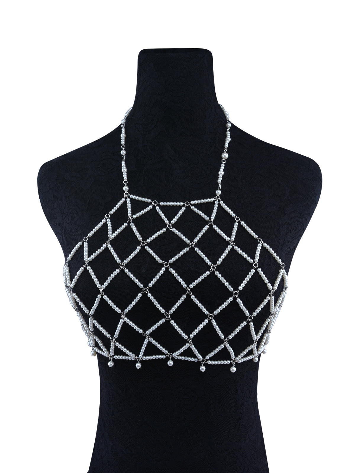 Sexy White Hollow Out Decorated Body Chain,Body Piercing Jewelry