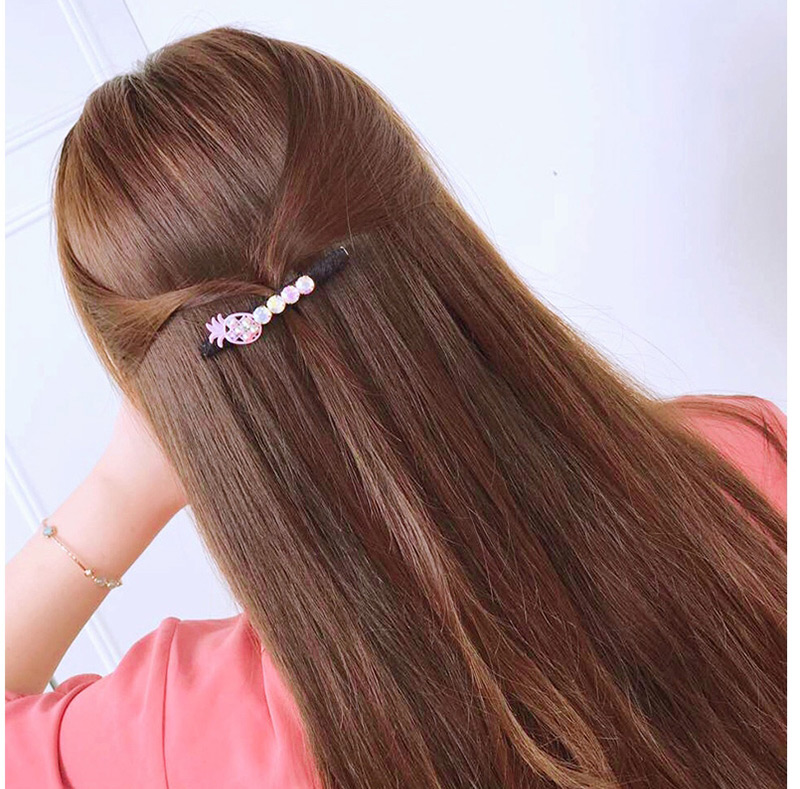 Fashion Pink Pineapple Shape Decorated Hairpin,Hairpins
