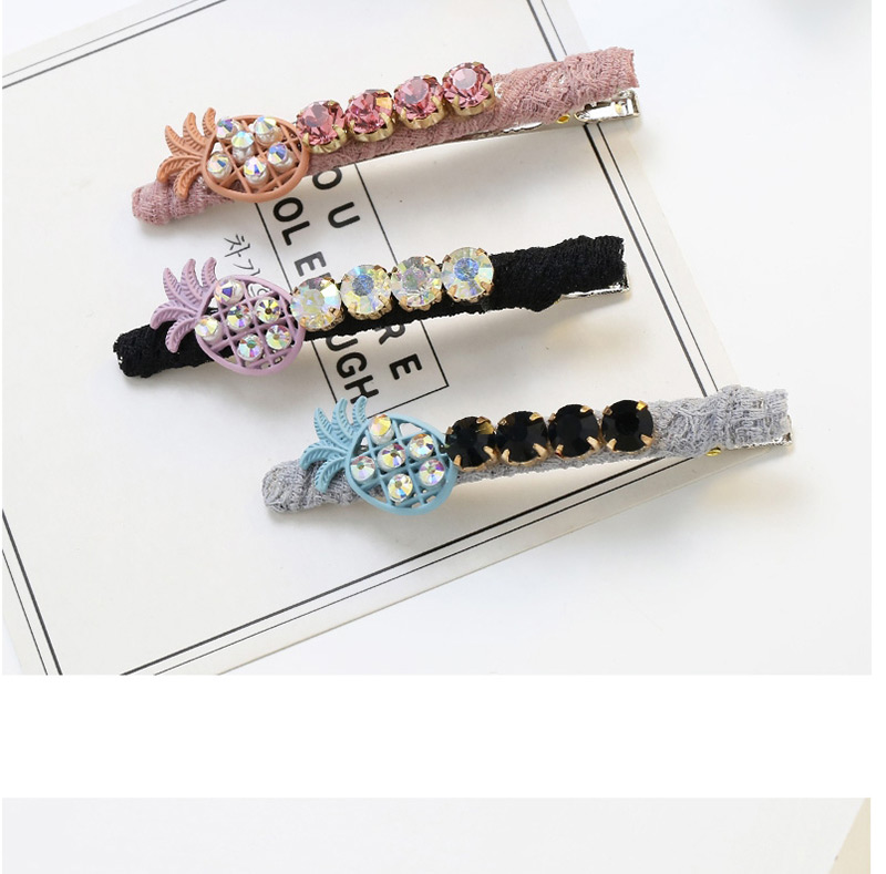Fashion Black Pineapple Shape Decorated Hairpin,Hairpins