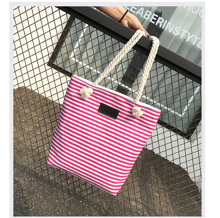 Fashion Black Stripe Pattern Decorated Pure Color Shoulder Bag,Messenger bags