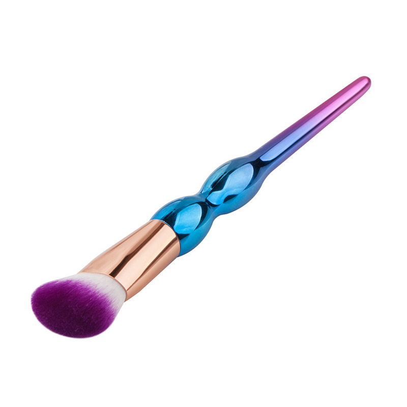 Fashion Multi-color Round Shape Decorated Brush (1pcs),Beauty tools