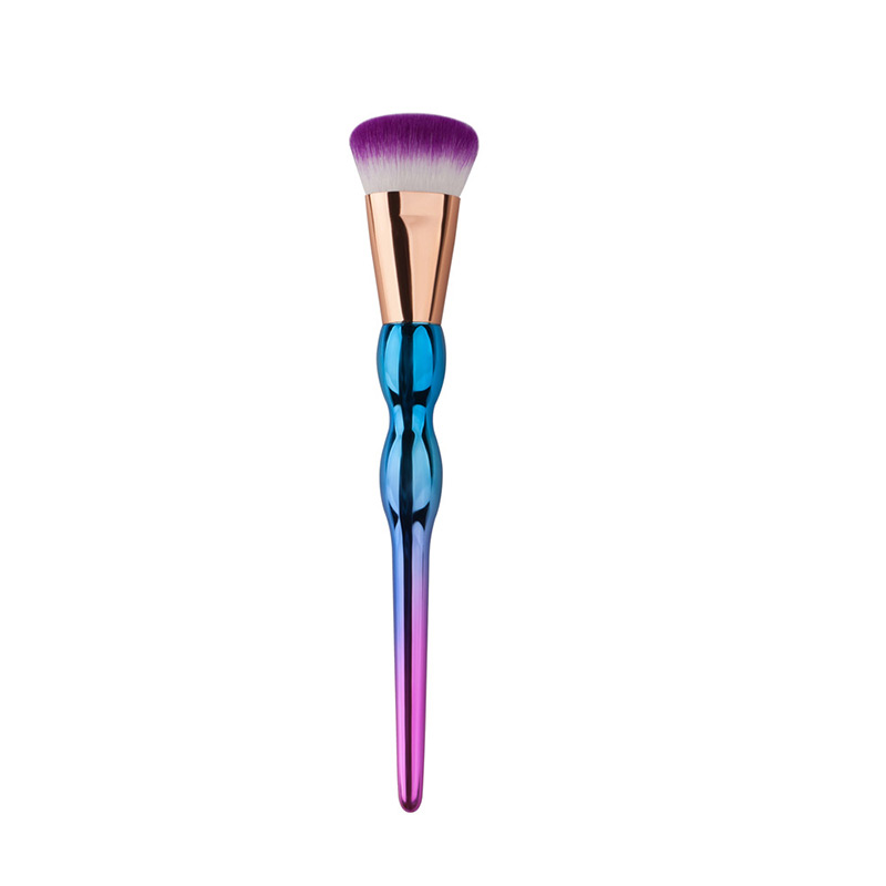 Fashion Multi-color Round Shape Decorated Brush (1pcs),Beauty tools
