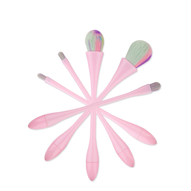 Fashion Multi-color Waterdrop Shape Decorated Brush (5pcs),Beauty tools