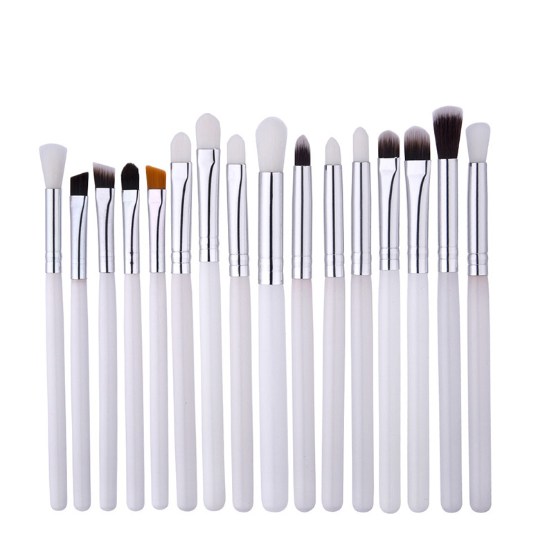 Fashion White Pure Color Decorated Brush (25pcs),Beauty tools