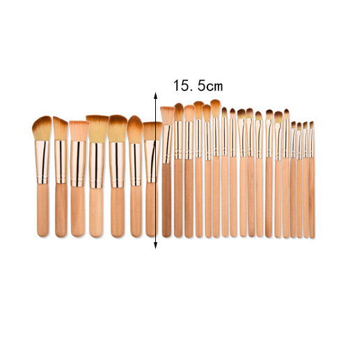 Fashion Red Pure Color Decorated Brush (25pcs),Beauty tools