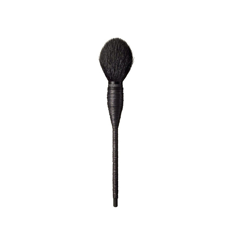 Trendy Black Oval Shape Decorated Makeup Brush(1pc),Beauty tools