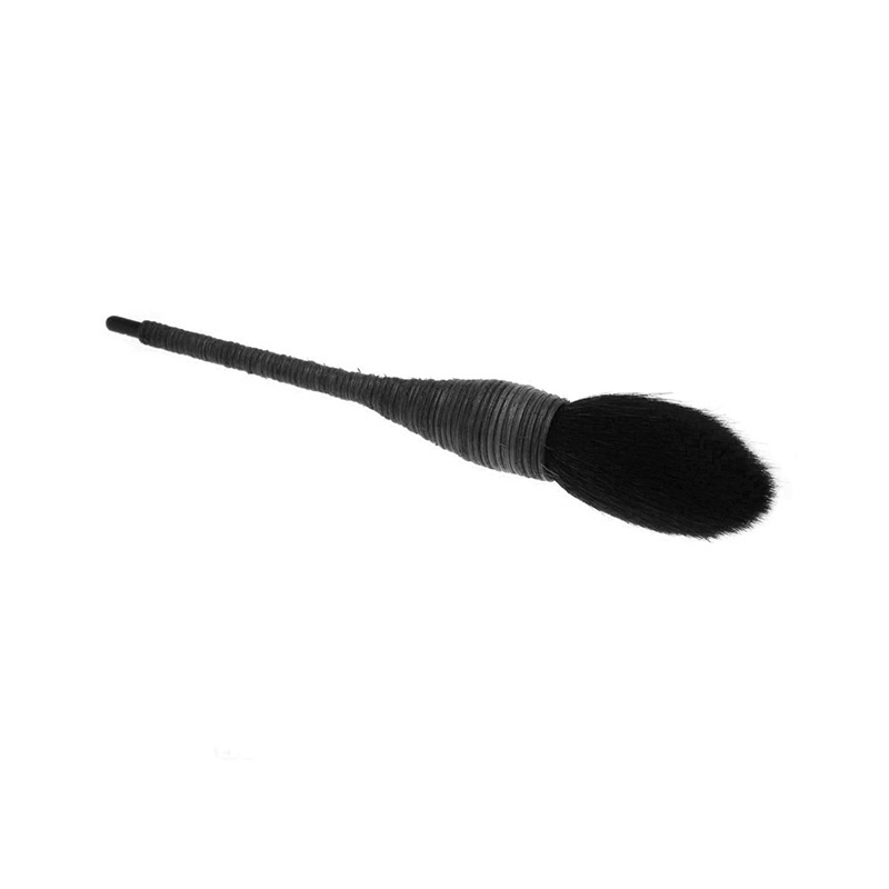 Trendy Black Oval Shape Decorated Makeup Brush(1pc),Beauty tools