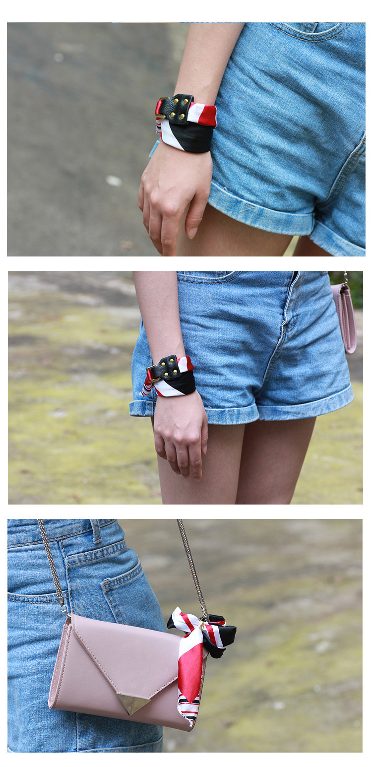 Trendy Multi-color Buckle&rivet Decorated Simple Bracelet,Fashion Bracelets