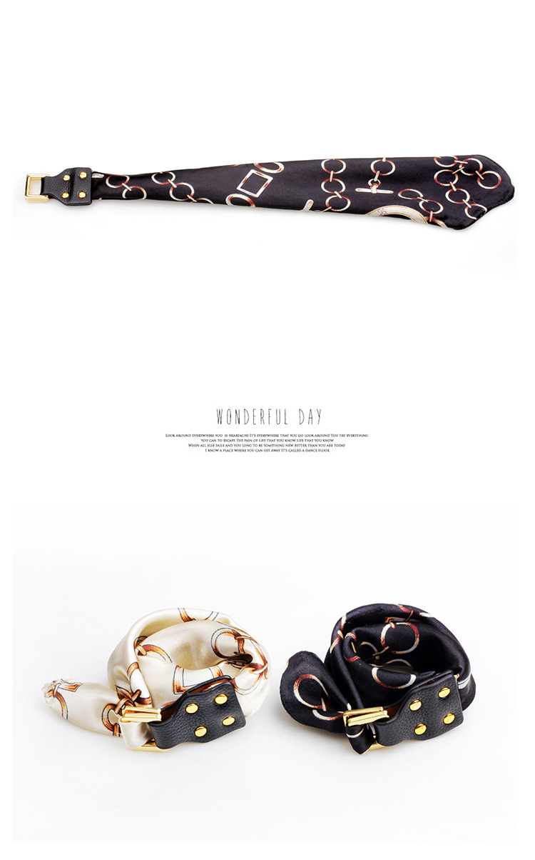 Trendy Milk White Buckle&rivet Decorated Simple Bracelet,Fashion Bracelets
