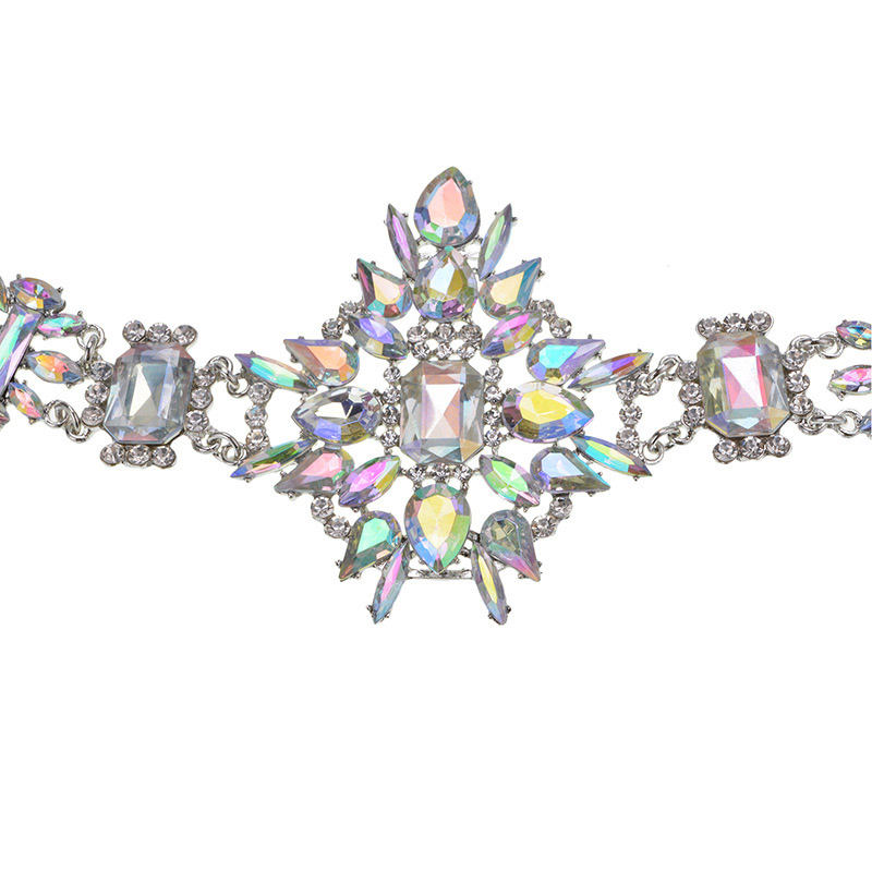 Elegant Multi-color Diamond Decorated Simple Body Chain,Body Piercing Jewelry