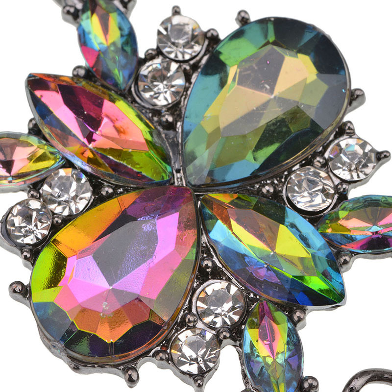 Fashion Diamond (ab) Waterdrop Shape Decorated Simple Body Chain,Body Piercing Jewelry