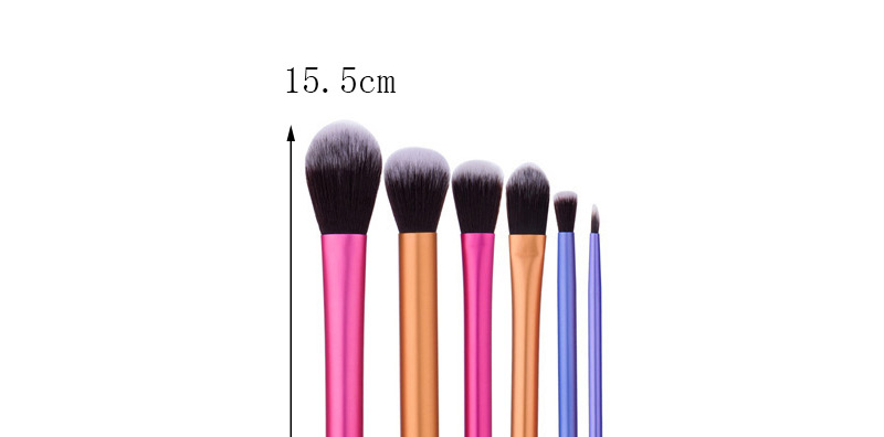 Fashion Multi-color Pure-color Decorated Brush,Beauty tools