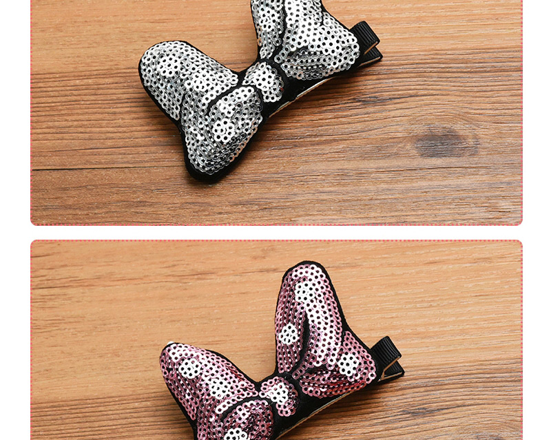 Lovely Silver Color Bowknot Decorated Simple Hair Band (1pc),Kids Accessories