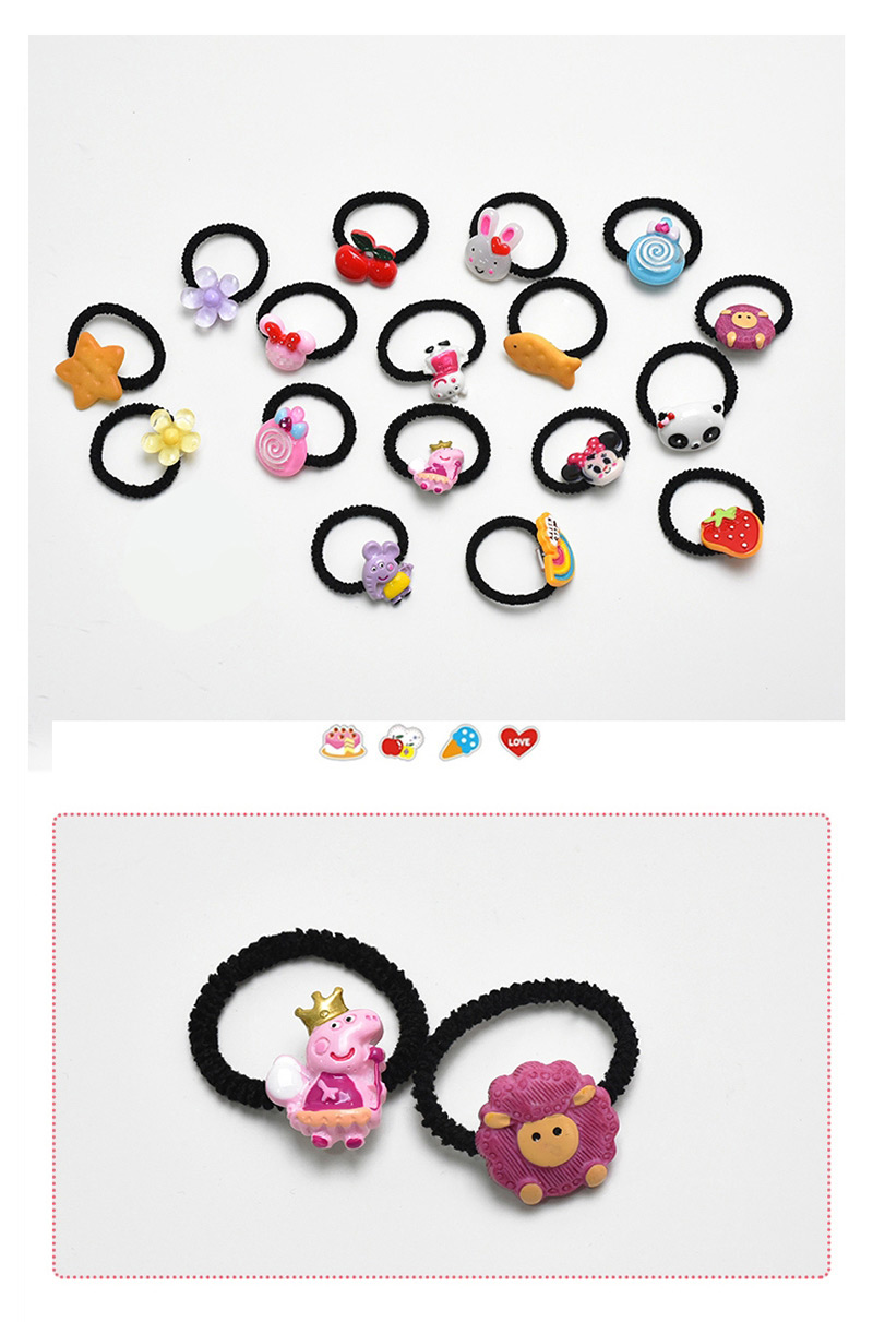Lovely Multi-color Rainbow Decorated Simple Hair Band (1pc),Kids Accessories