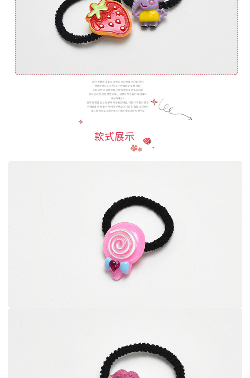 Lovely Black+pink Mouse Decorated Simple Hair Band (1pc),Kids Accessories