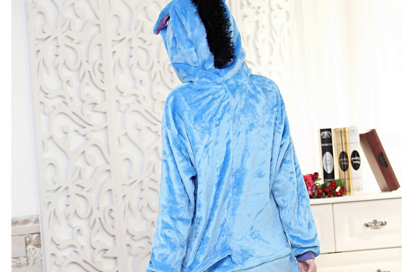 Fashion Purple+blue Donkey Shape Decorated Simple Nightgown,Cartoon Pajama