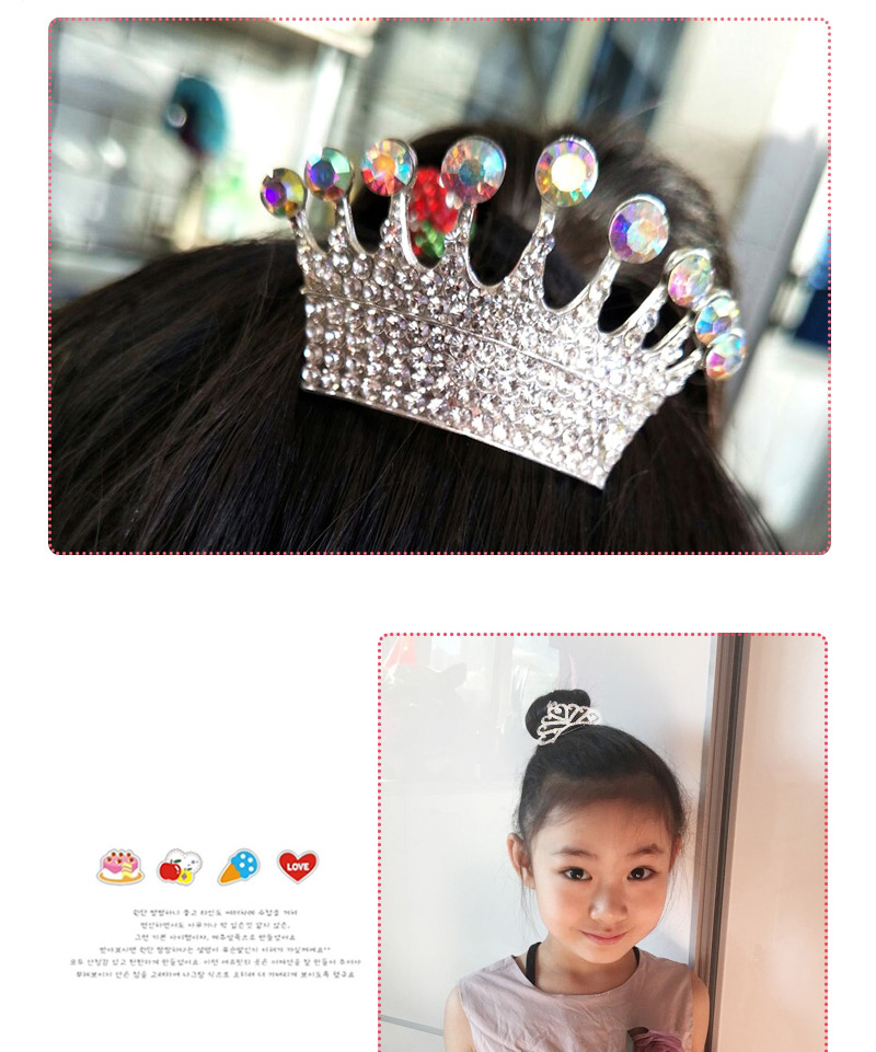 Lovely Silver Color Crown&diamond Decorated Simple Hair Hoop,Kids Accessories