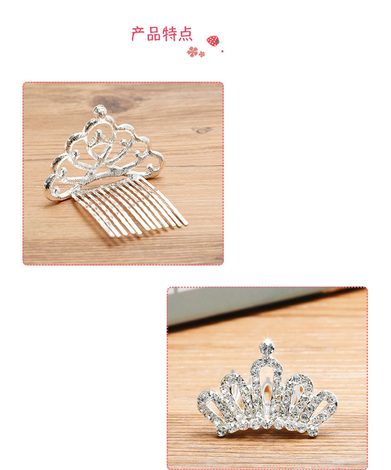 Lovely Silver Color Crown&diamond Decorated Simple Hair Hoop,Kids Accessories