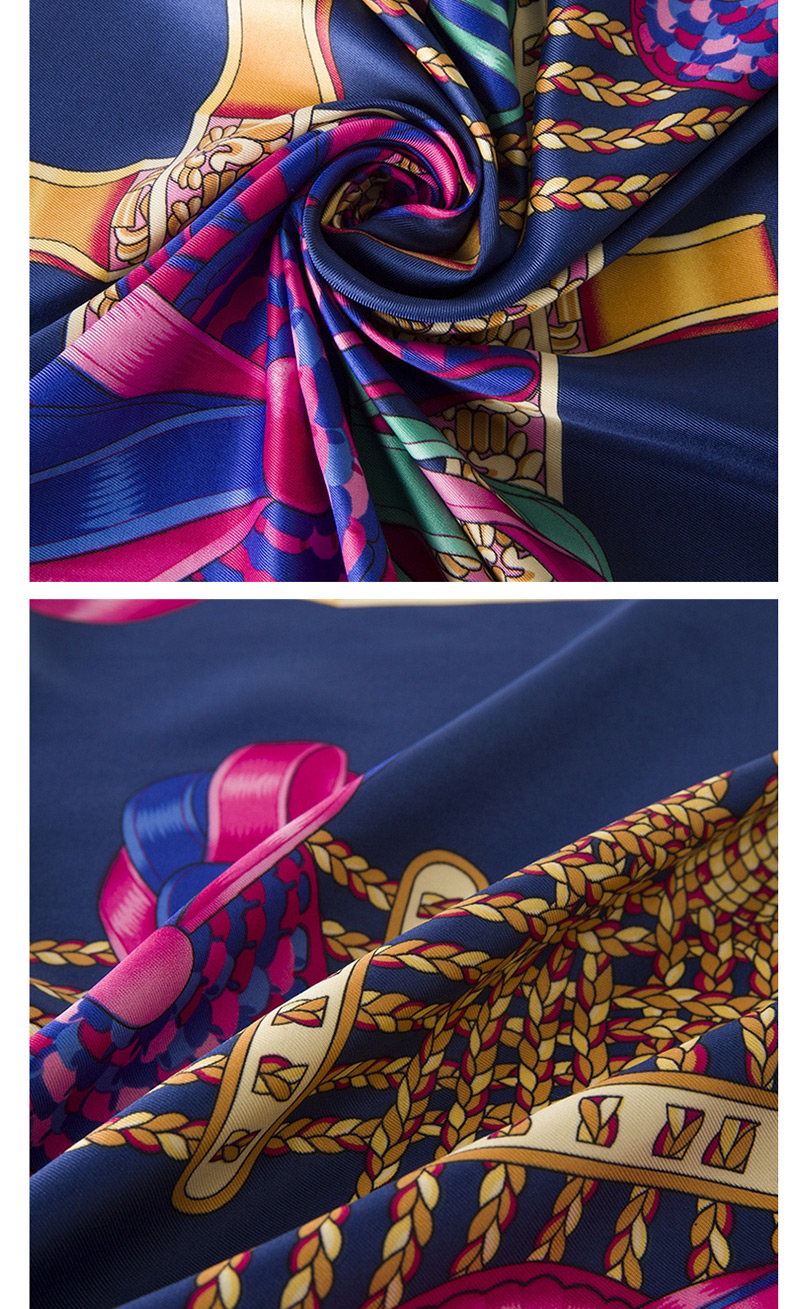 Fashion Navy Bowknot Pattern Decorated Simple Scarf,Thin Scaves