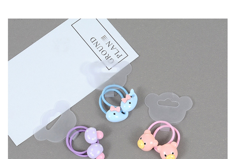 Fashion Light Pink Bear Shape Decorated Simple Hair Band (2 Pcs),Kids Accessories