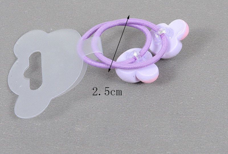 Fashion Purple Mushroom Shape Decorated Simple Hair Band (2 Pcs),Kids Accessories