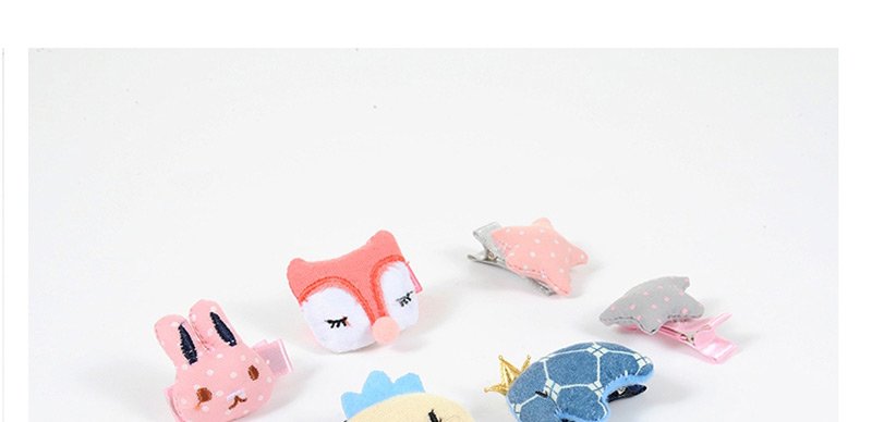 Fashion Pink+white Fox Shape Decorated Simple Hair Pin,Kids Accessories