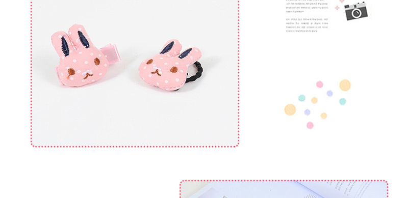 Fashion Pink+white Fox Shape Decorated Simple Hair Band,Kids Accessories