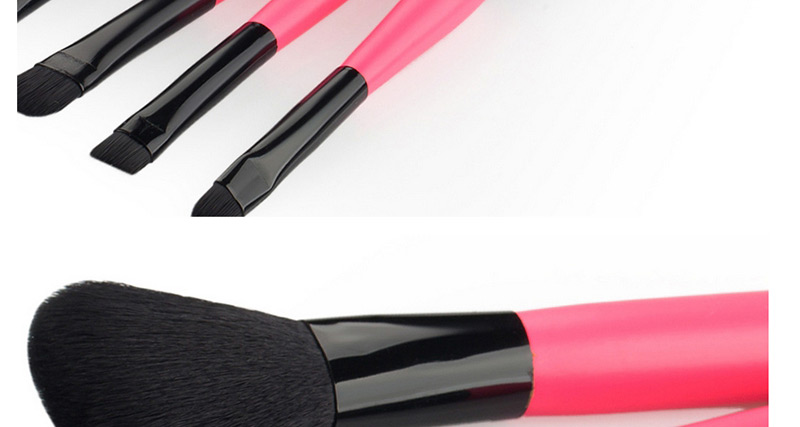 Fashion Black Pure Color Decorated Simple Makeup Brush (7 Pcs),Beauty tools