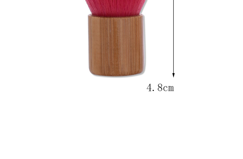 Fashion Red Sector Shape Decorated Simple Makeup Brush,Beauty tools