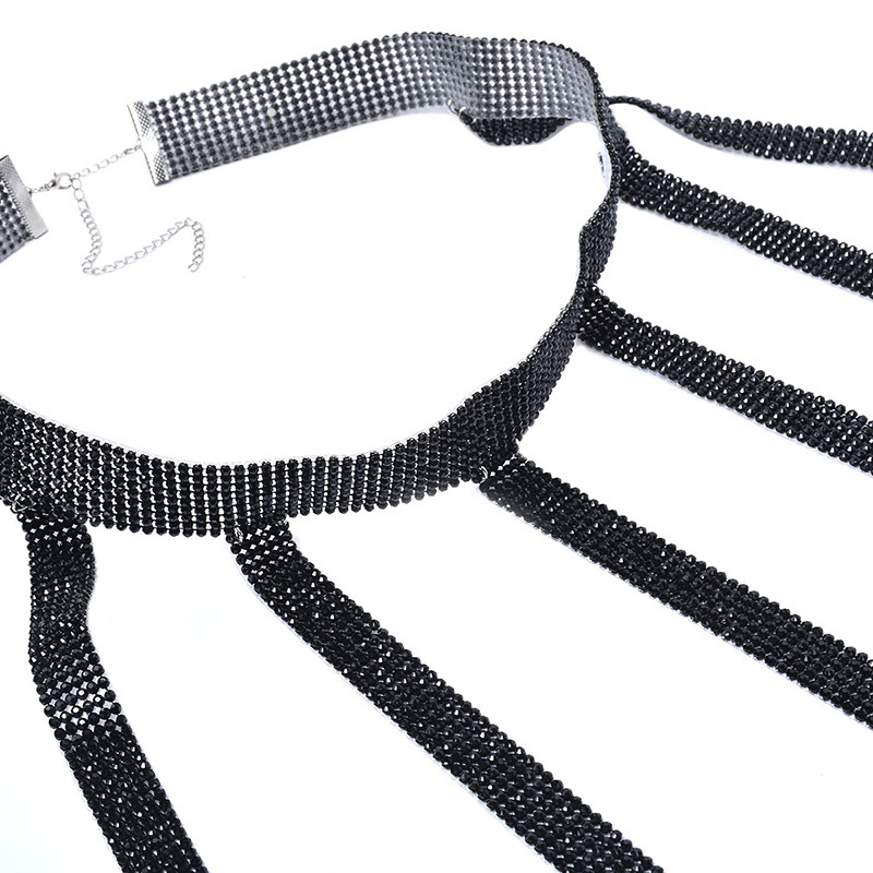 Fashion Black Diamond Decorated Simple Body Chain,Body Piercing Jewelry