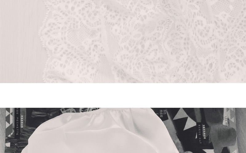 Fashion White Flower Shape Decorated Simple Underwear,SLEEPWEAR & UNDERWEAR