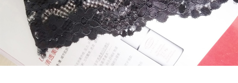 Fashion Black Flower Shape Decorated Simple Briefs,SLEEPWEAR & UNDERWEAR