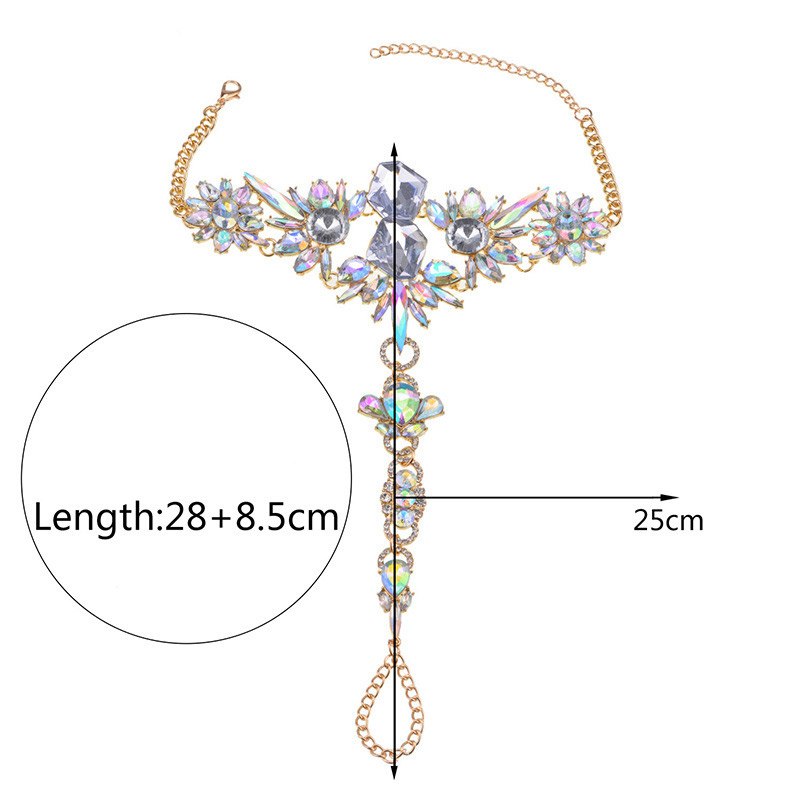 Elegant Champagne Geometric Shape Decorated Simple Anklet,Fashion Anklets