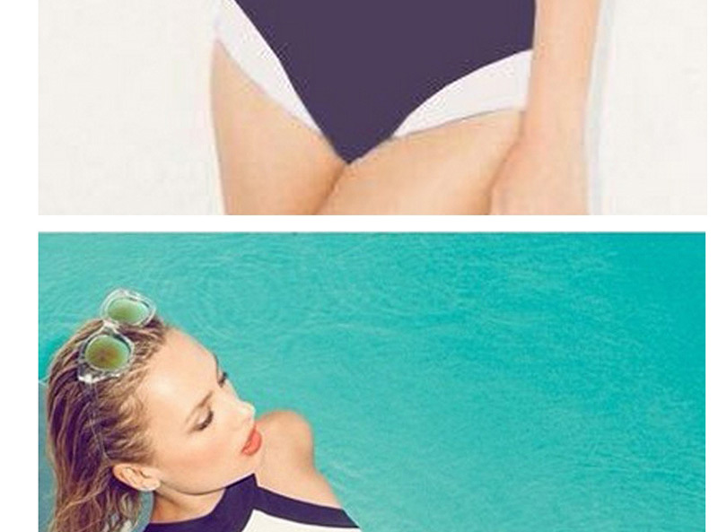 Sexy White Color Matching Decorated Hollow Out Bikini,Bikini Sets