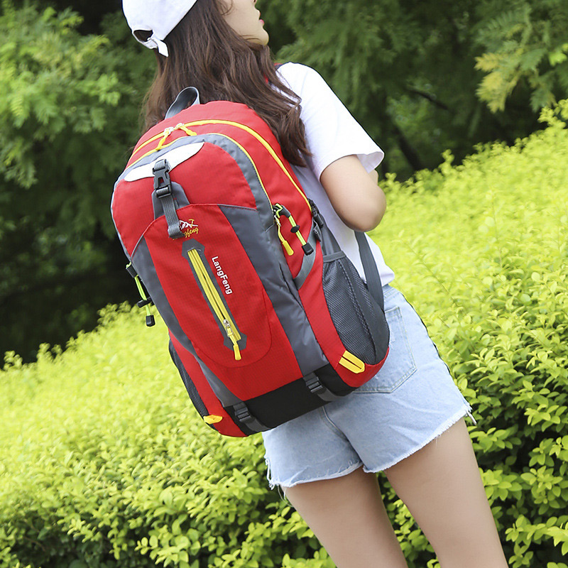 Fashion Red Letter Shape Decorated Backpack,Backpack