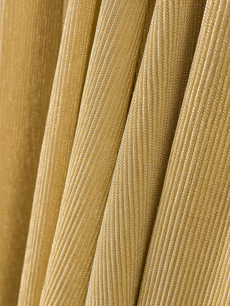 Elegant Gold Color Tassel Decorated Wide-leg Trousers,Pants