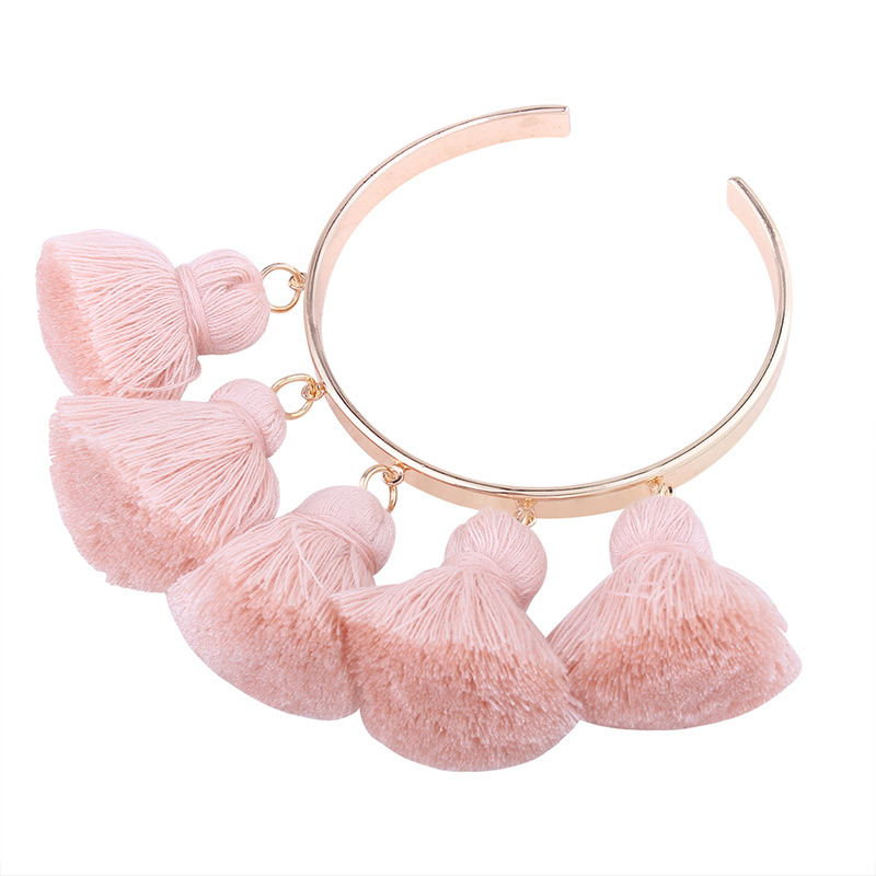 Fashion Light Pink Pure Color Decorated Bracelet,Fashion Bangles