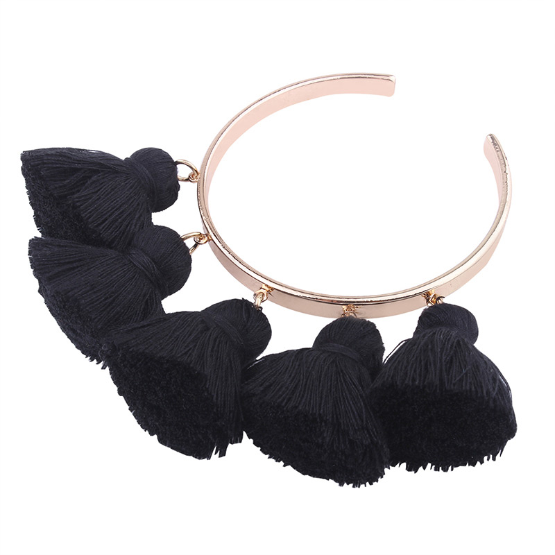 Fashion Black Pure Color Decorated Bracelet,Fashion Bangles