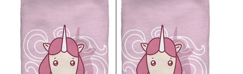 Lovely Pink Unicorn Pattern Decorated Socks,Fashion Socks