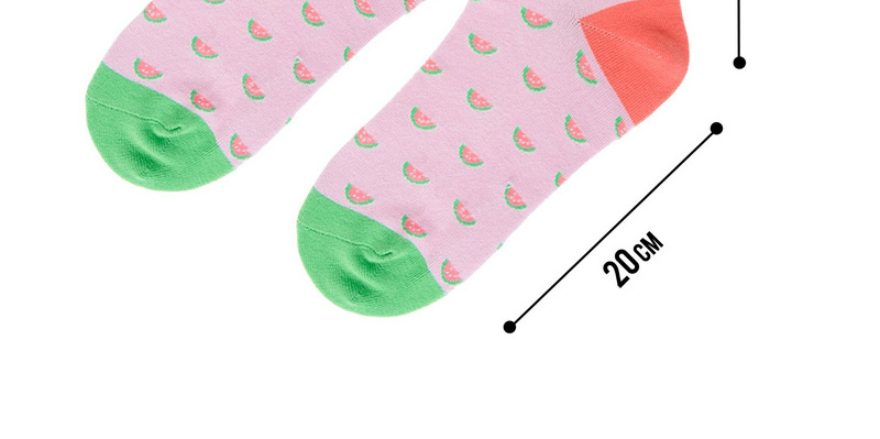 Lovely Multicolor Watermelon Pattern Decorated Socks,Fashion Socks